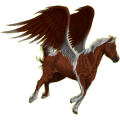 Pegasus-Reitpferd Hannoveraner Hellgrau