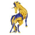 Einhorn-Reitpferd Hannoveraner Apfelschimmel