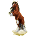 Einhorn-Reitpferd Araber Apfelschimmel