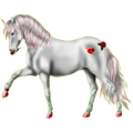 Einhorn-Reitpferd Hannoveraner Fuchs