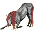 Reitpferd Oldenburger Fuchs mit heller Mähne