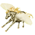 Pegasus-Reitpferd Araber Brauner
