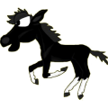 Pony Norweger Braunfalben