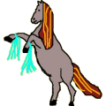 Pegasus-Reitpferd Paso Peruano Palomino