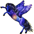 Pegasus-Reitpferd Andalusier Mausgrau