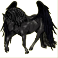 Pegasus-Reitpferd Hellgrau