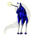 Geflügeltes Einhorn-Pony Welsh Cob Palomino
