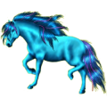 Reitpferd Mustang Cremello