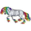 Reitpferd Friese Rappe