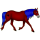 Reitpferd Paint Horse Palomino mit Overo-Scheckung
