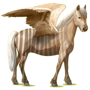 Pegasus-Pony Haflinger Palomino