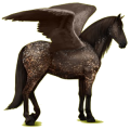 Pegasus-Reitpferd Rotbrauner