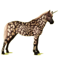 Einhorn-Pony Welsh Cob Rotbrauner
