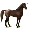Einhorn-Reitpferd Mustang Roan