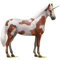 Einhorn-Reitpferd Holsteiner Fuchs