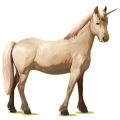 Einhorn-Pony Haflinger Palomino