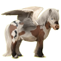 Pegasus-Pony Shetlandpony Cremello