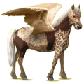 Pegasus-Pony Haflinger Palomino