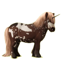 Einhorn-Pony Falbe