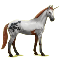 Einhorn-Reitpferd Fuchs
