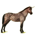 Einhorn-Pony Welsh Cob Roan