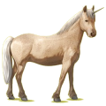 Einhorn-Pony Palomino