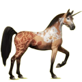 Einhorn-Reitpferd Fuchs