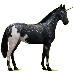 Einhorn-Reitpferd Hannoveraner Fuchs