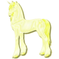 Einhorn-Reitpferd Falbe