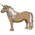 Einhorn-Reitpferd Friese Rappe