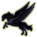 Pegasus-Reitpferd Hannoveraner Fuchs