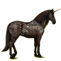 Einhorn-Reitpferd Lipizzaner Hellgrau