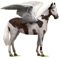 Pegasus-Reitpferd Hannoveraner Dunkelbrauner