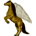 Pegasus-Reitpferd Andalusier Hellgrau