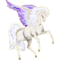 Pegasus-Reitpferd Paso Peruano Hellgrau