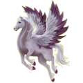 Pegasus-Pony Deutsches Reitpony Apfelschimmel