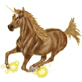 Einhorn-Reitpferd Deutsches Reitpferd Fuchs