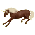 Einhorn-Pony Welsh Cob Brauner