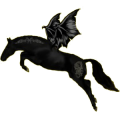 Pegasus-Reitpferd Araber Rotbrauner