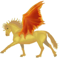 Pegasus-Reitpferd Deutsches Reitpferd Falbe