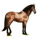 Pegasus-Reitpferd Hellgrau