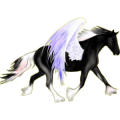 Pegasus-Reitpferd Hellgrau