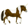 Einhorn-Reitpferd Mustang Fuchs