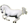 Pegasus-Reitpferd Hellgrau