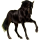 Pegasus-Reitpferd Lusitano Dunkelbrauner