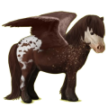 Pegasus-Pony Shetlandpony Fuchs