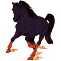 Reitpferd Paint Horse Brauner mit Tovero-Scheckung 
