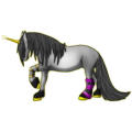 Einhorn-Pony Welsh Cob Brauner