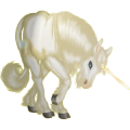 Einhorn-Reitpferd Lipizzaner Apfelschimmel