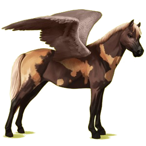 Pegasus-Pony Deutsches Reitpony Apfelschimmel